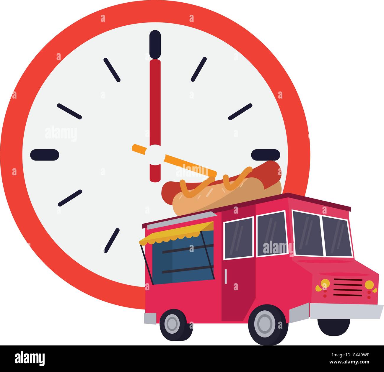 Image food truck counter hi-res stock photography and images - Alamy