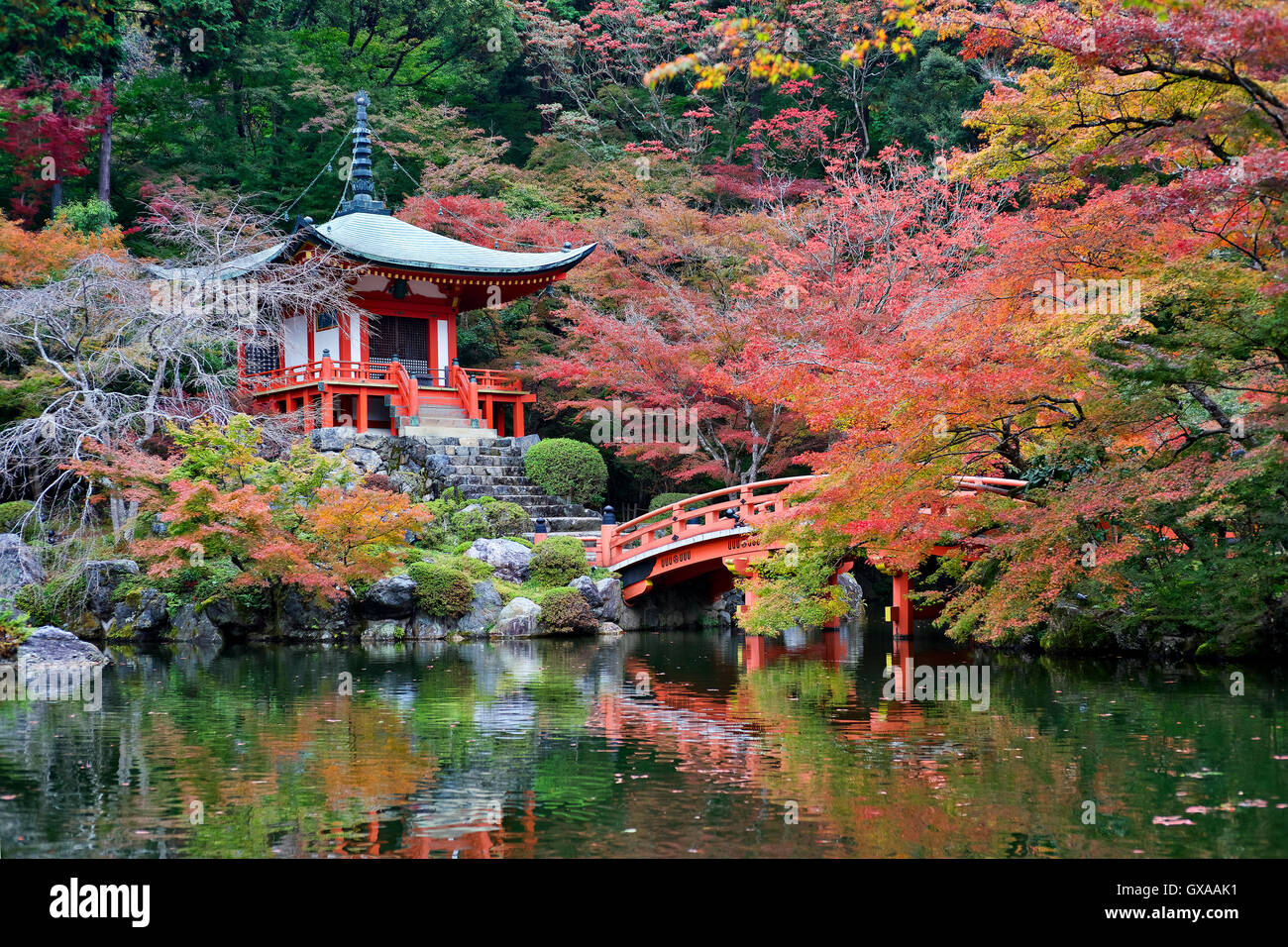 Japan, Honshu island, Kansai, Kyoto, at Daigo ji temple Stock Photo - Alamy