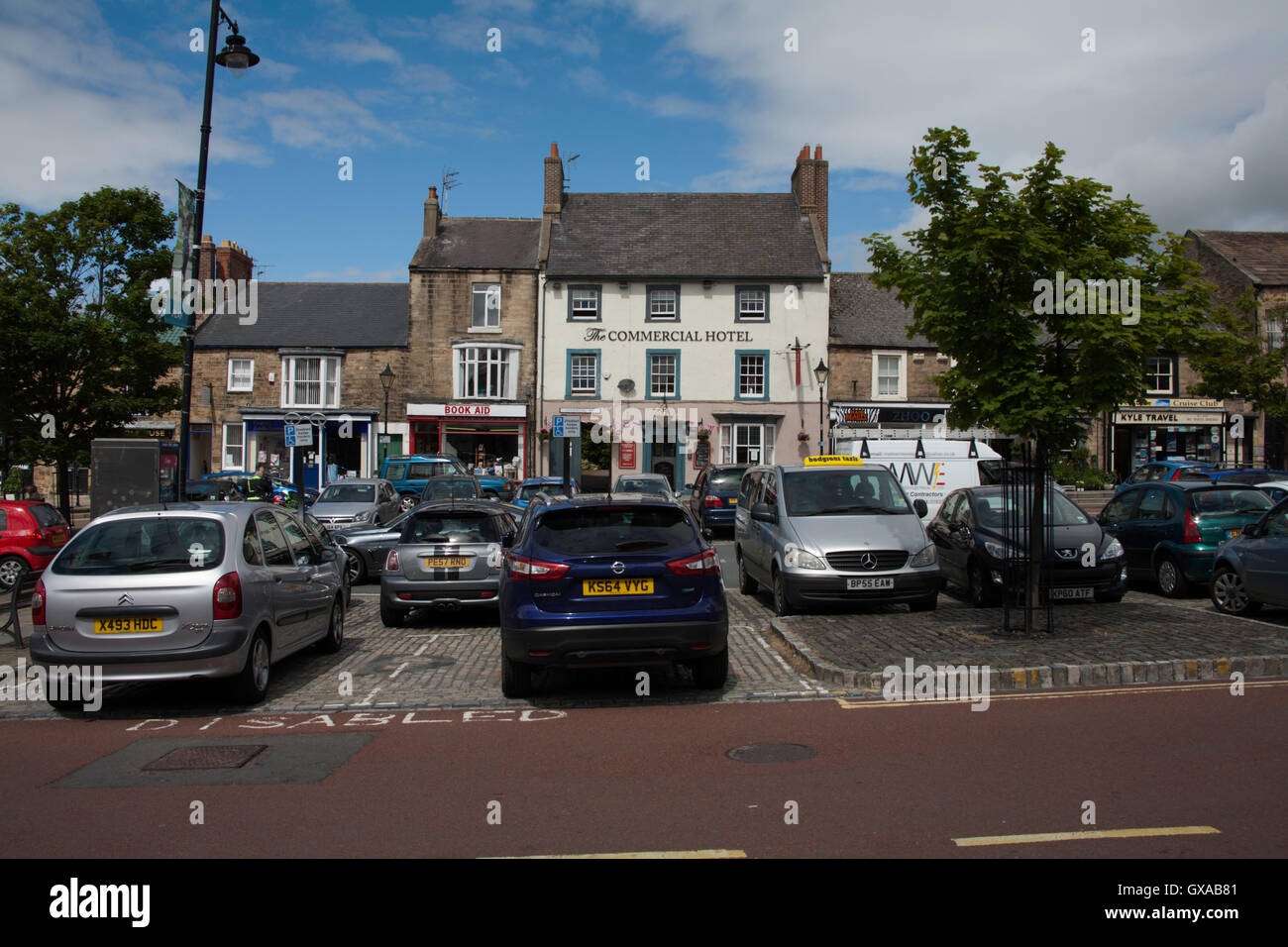The Commercial Hotel Galgate Barnard Castle County Durham England Stock
