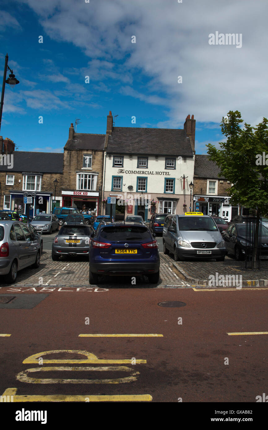 The Commercial Hotel Galgate Barnard Castle County Durham England Stock