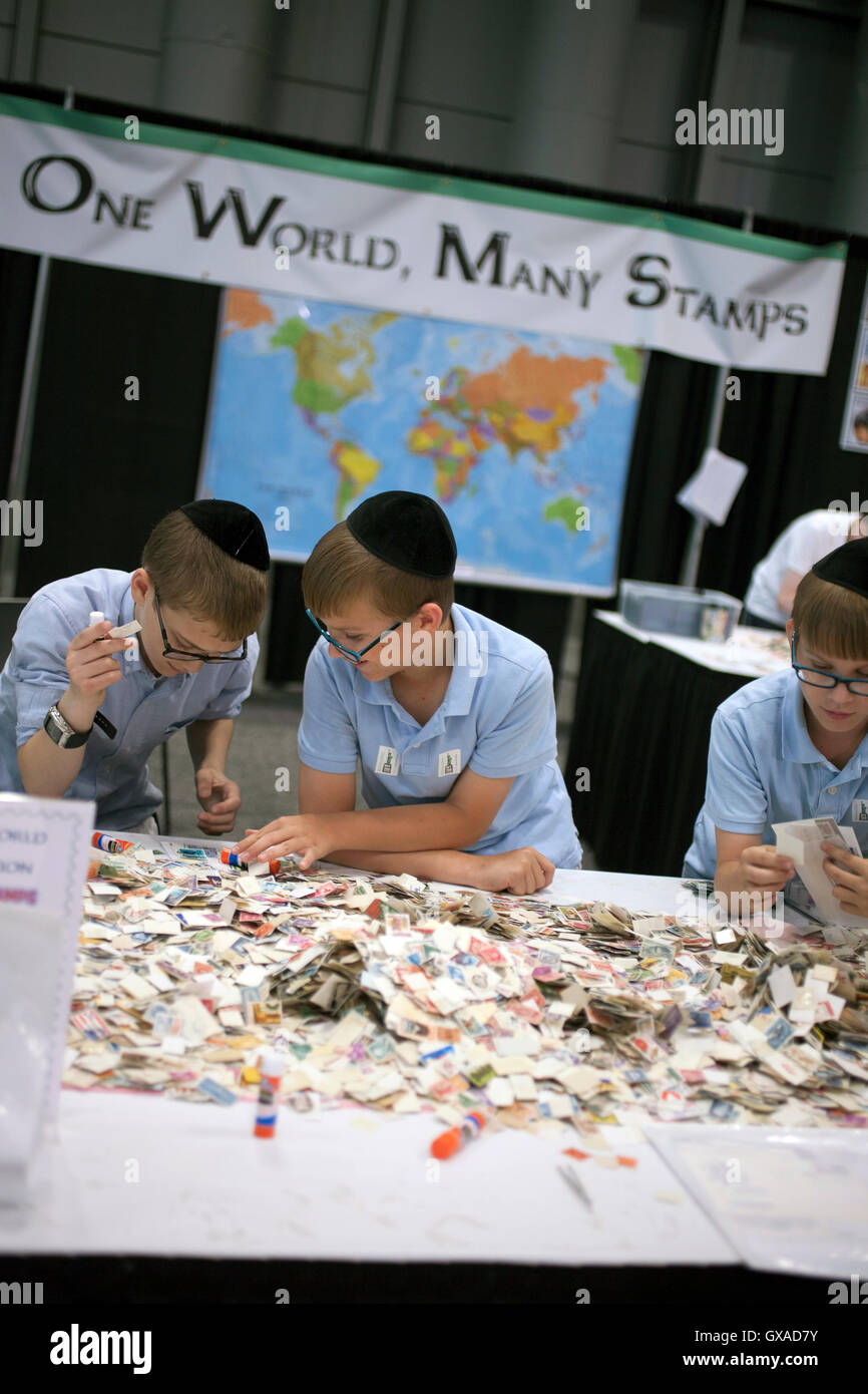 World Stamp ShowNY 2016 youth section for young stamp collectors in
