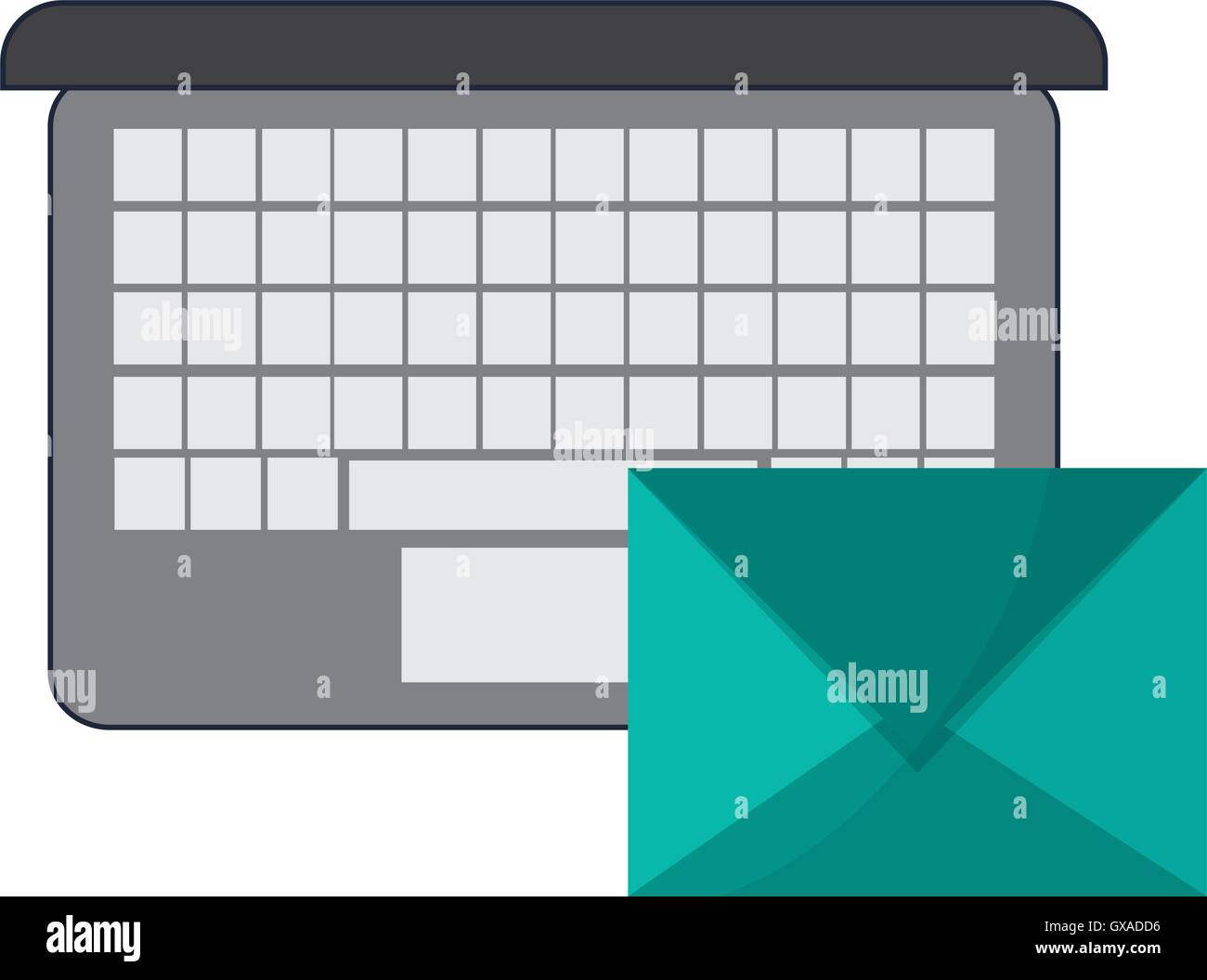 computer and envelope icon Stock Vector Image & Art - Alamy