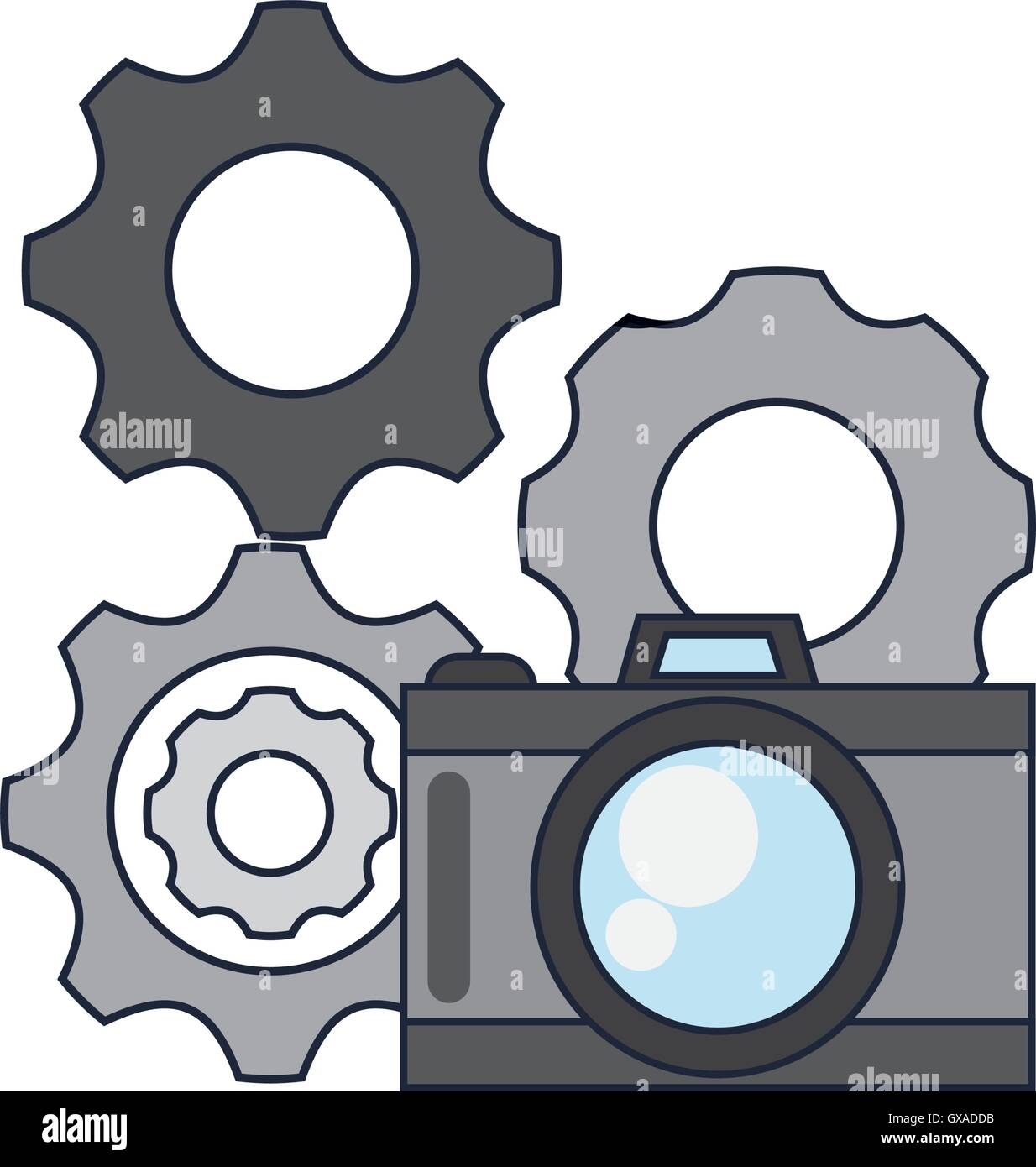 Camera mechanics Stock Vector Images - Alamy