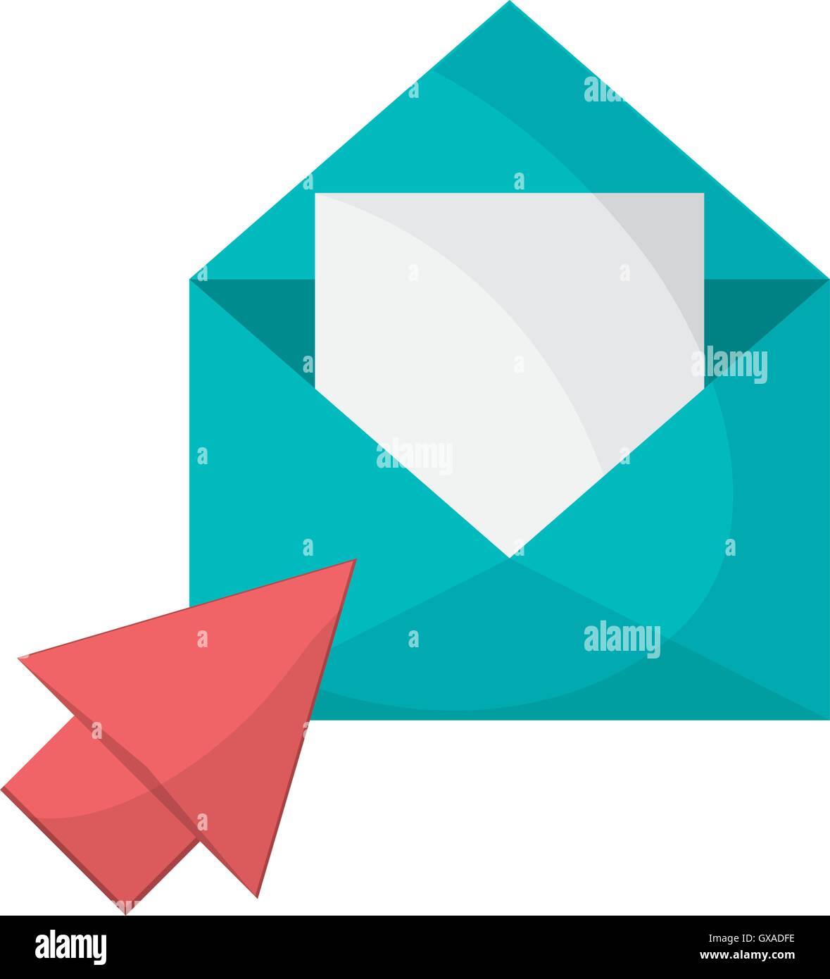message envelope and envelope icon Stock Vector Image & Art - Alamy