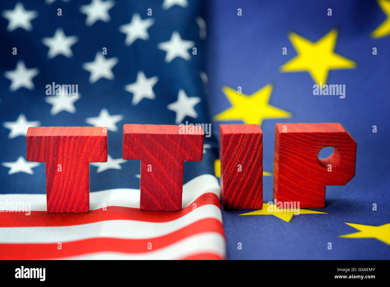 Freihandelsabkommen TTIP, Symbolfoto Stock Photo