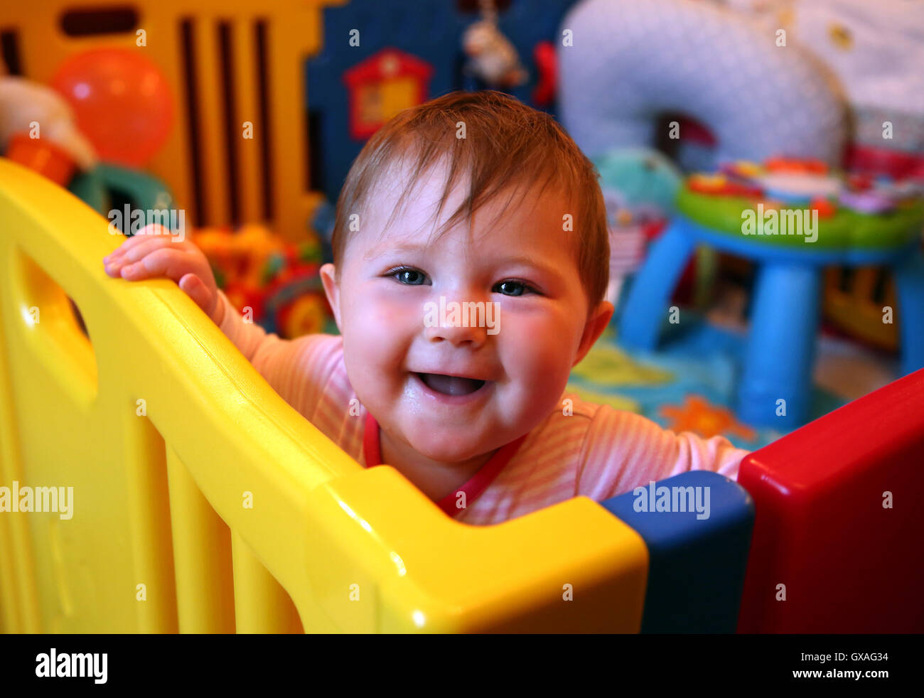 colourful playpen