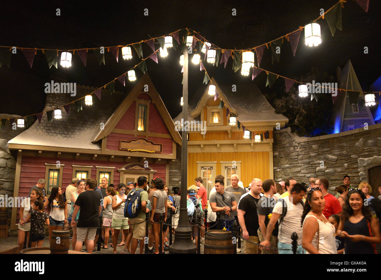 Frozen Ever After ride at the Disney World Epcot park in Florida USA