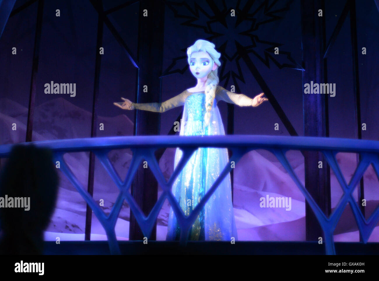 Frozen Ever After ride at the Disney World Epcot park in Florida USA