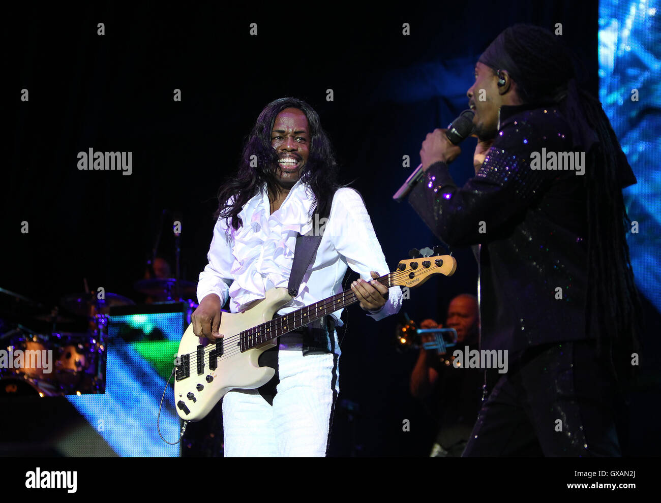 Earth, Wind and Fire performing at the O2 Arena in London on Friday 1st ...