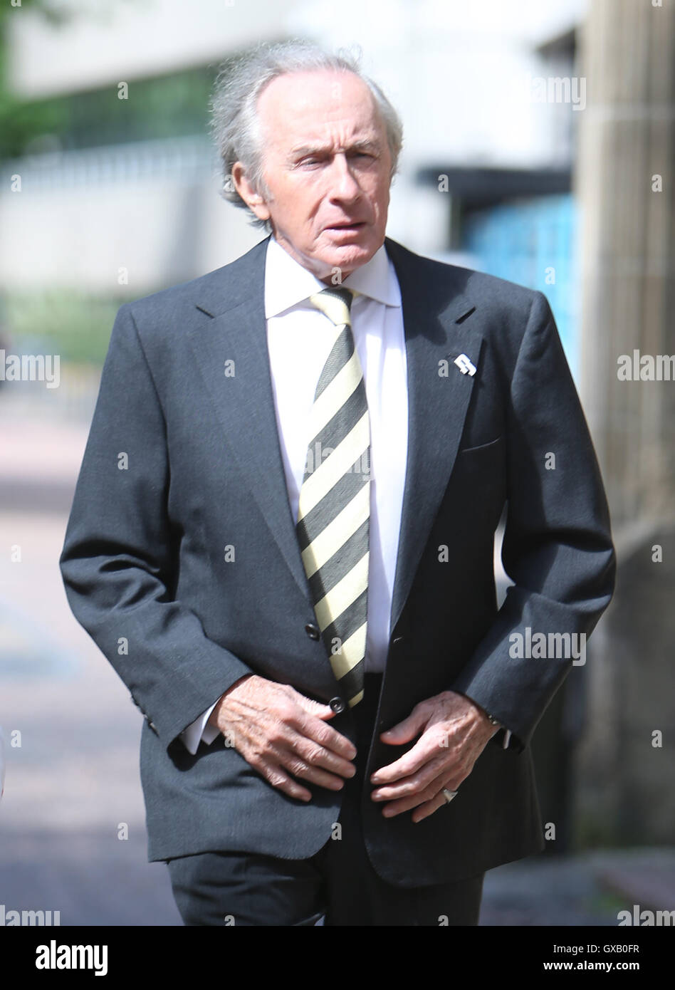 Sir Jackie Stewart outside ITV Studios  Featuring: Sir Jackie Stewart Where: London, United Kingdom When: 05 Jul 2016 Stock Photo