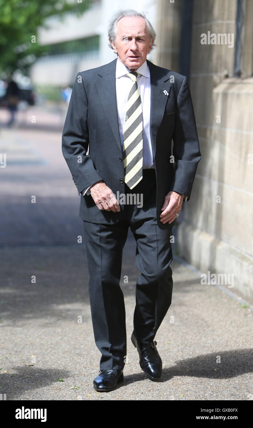 Sir Jackie Stewart outside ITV Studios  Featuring: Sir Jackie Stewart Where: London, United Kingdom When: 05 Jul 2016 Stock Photo
