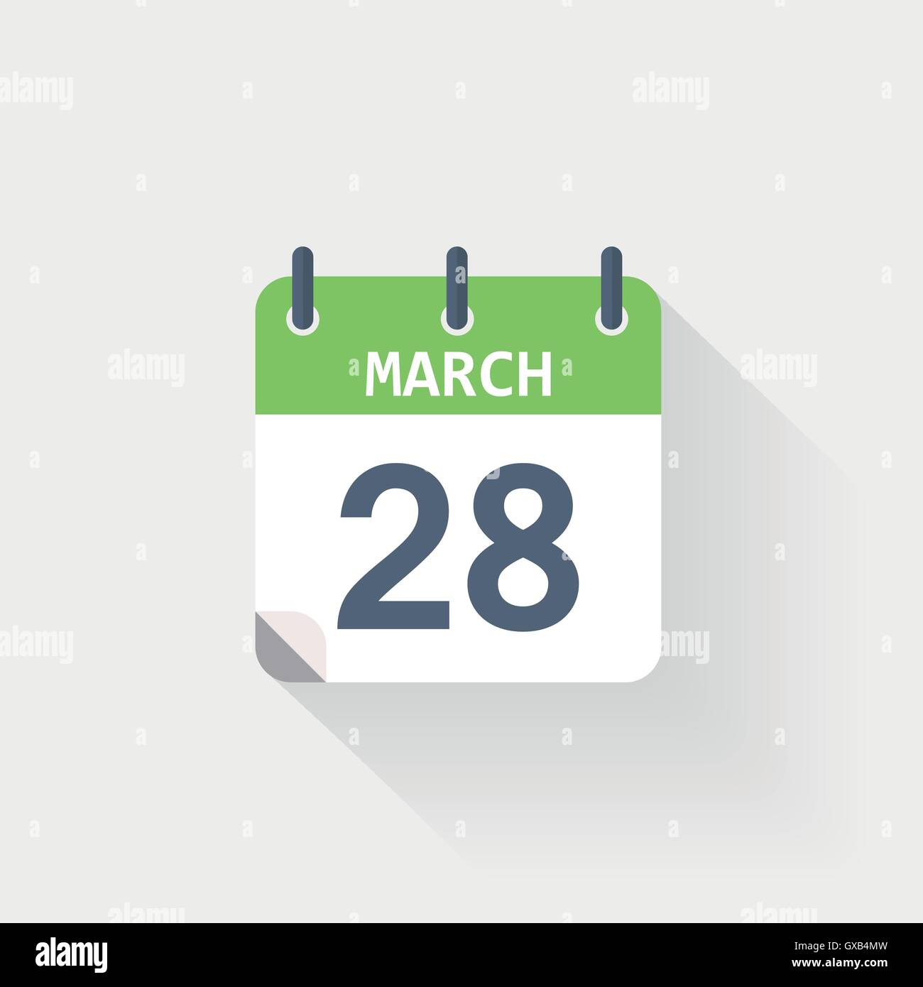 28 march icon hi-res stock photography and images - Alamy