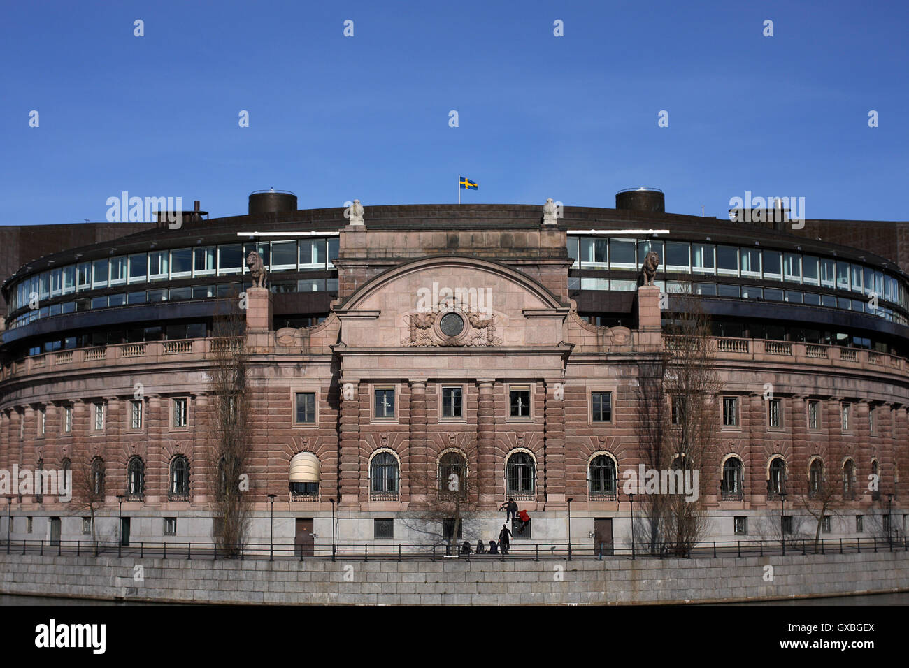 Riksdagen In Stockholm The Swedish Parlament Stock Photo Alamy
