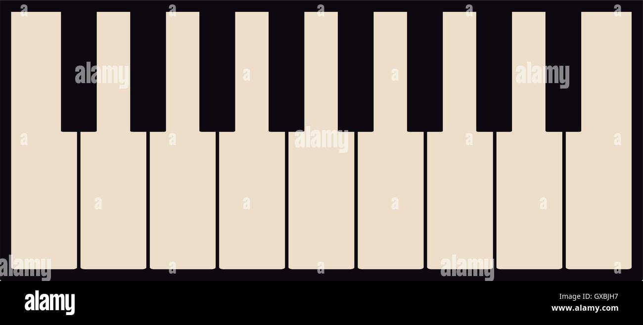 Piano keyboard instrument design Stock Vector Image & Art Alamy