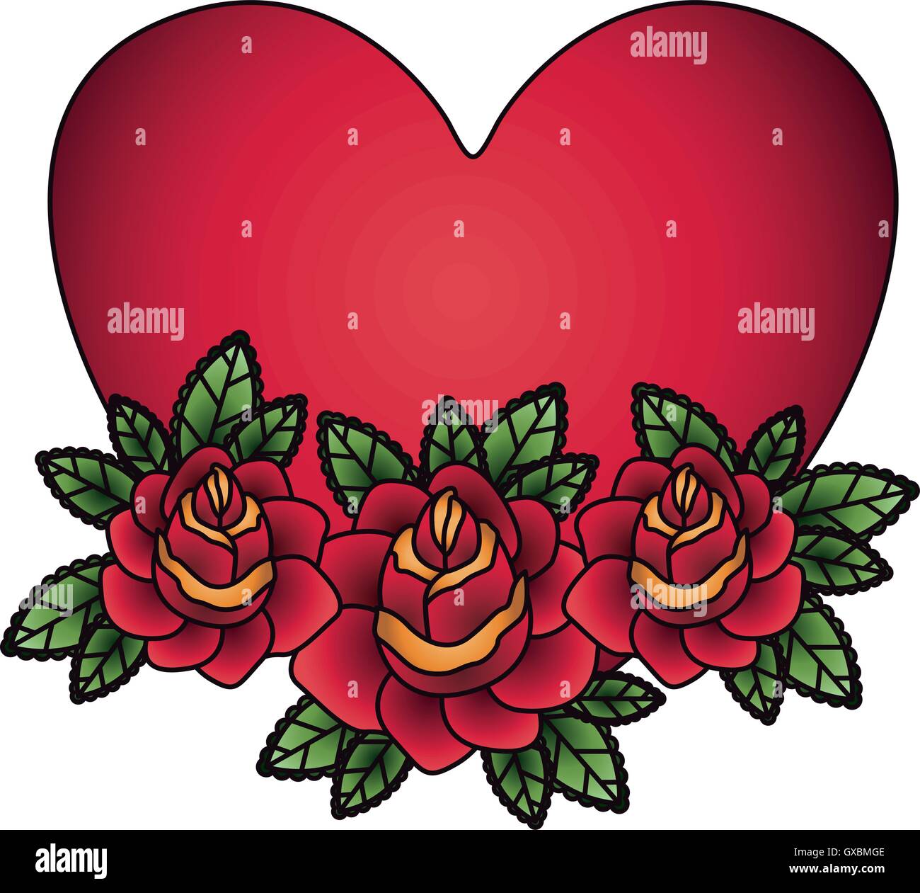 Isolated heart shape design Stock Vector Image & Art - Alamy