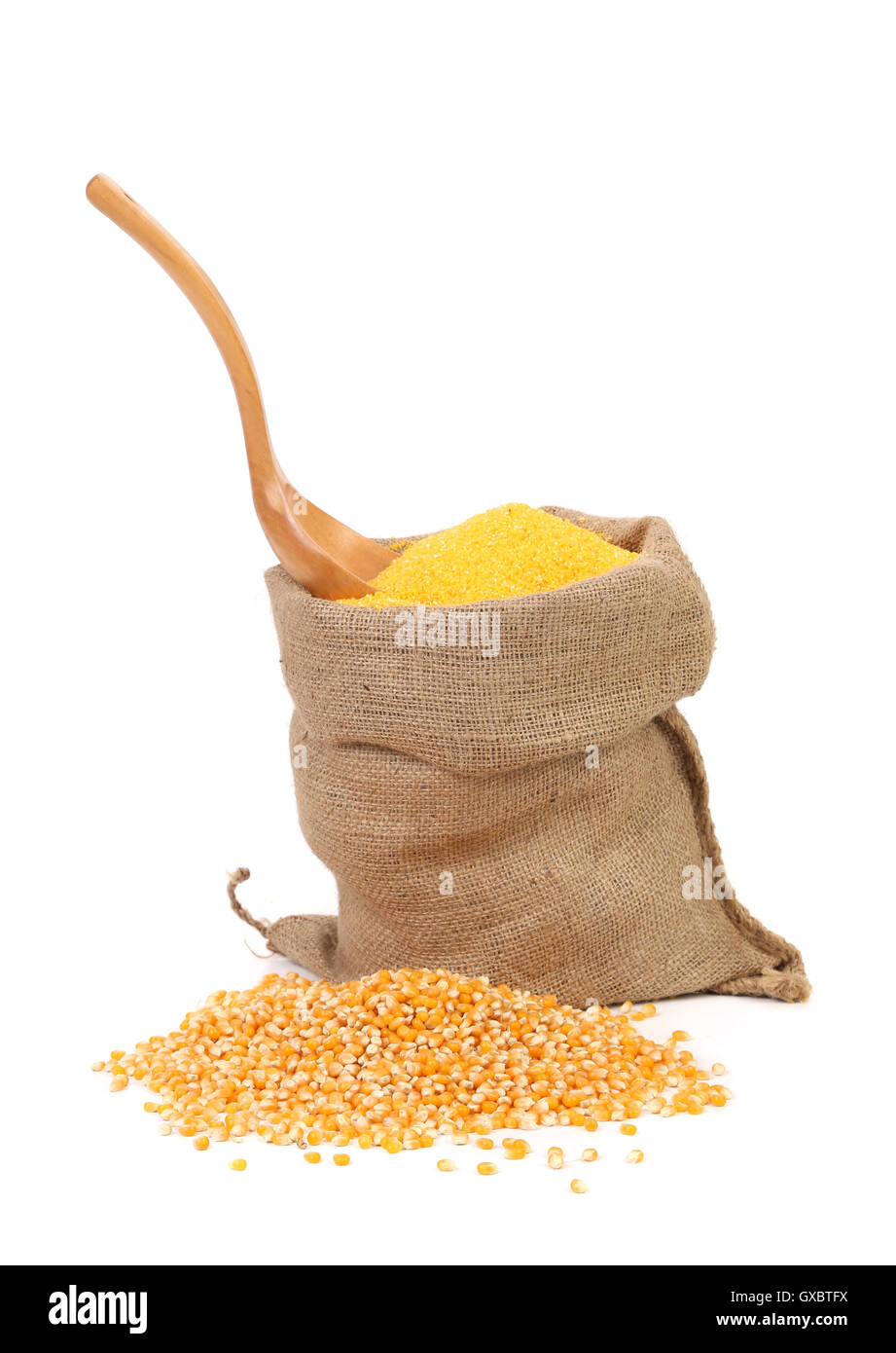 Sack of maize Cut Out Stock Images & Pictures Alamy