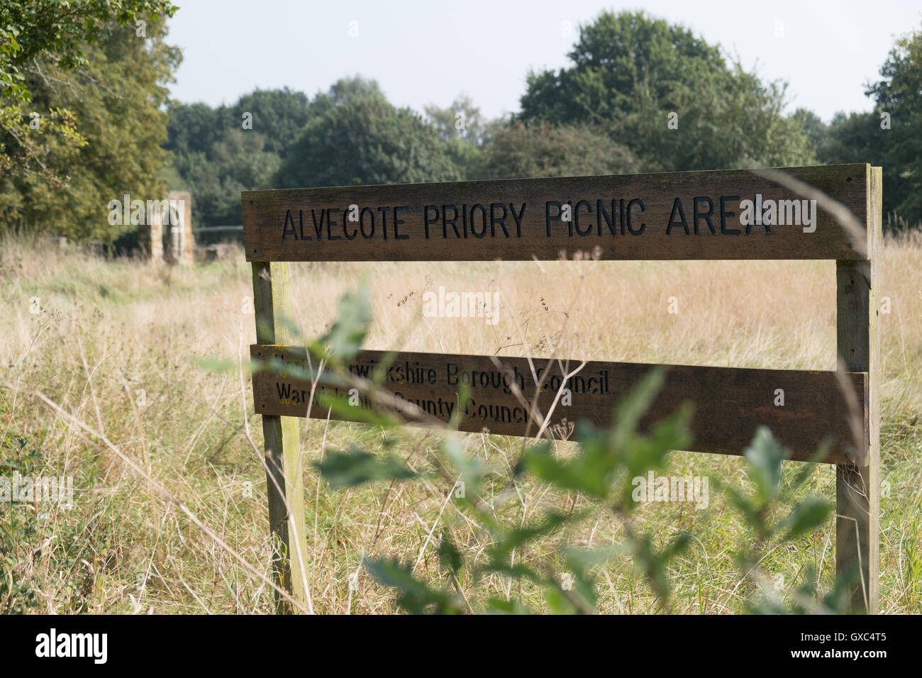 The ruins of Alvecote Priory near Polesworth, Warwickshire Stock Photo