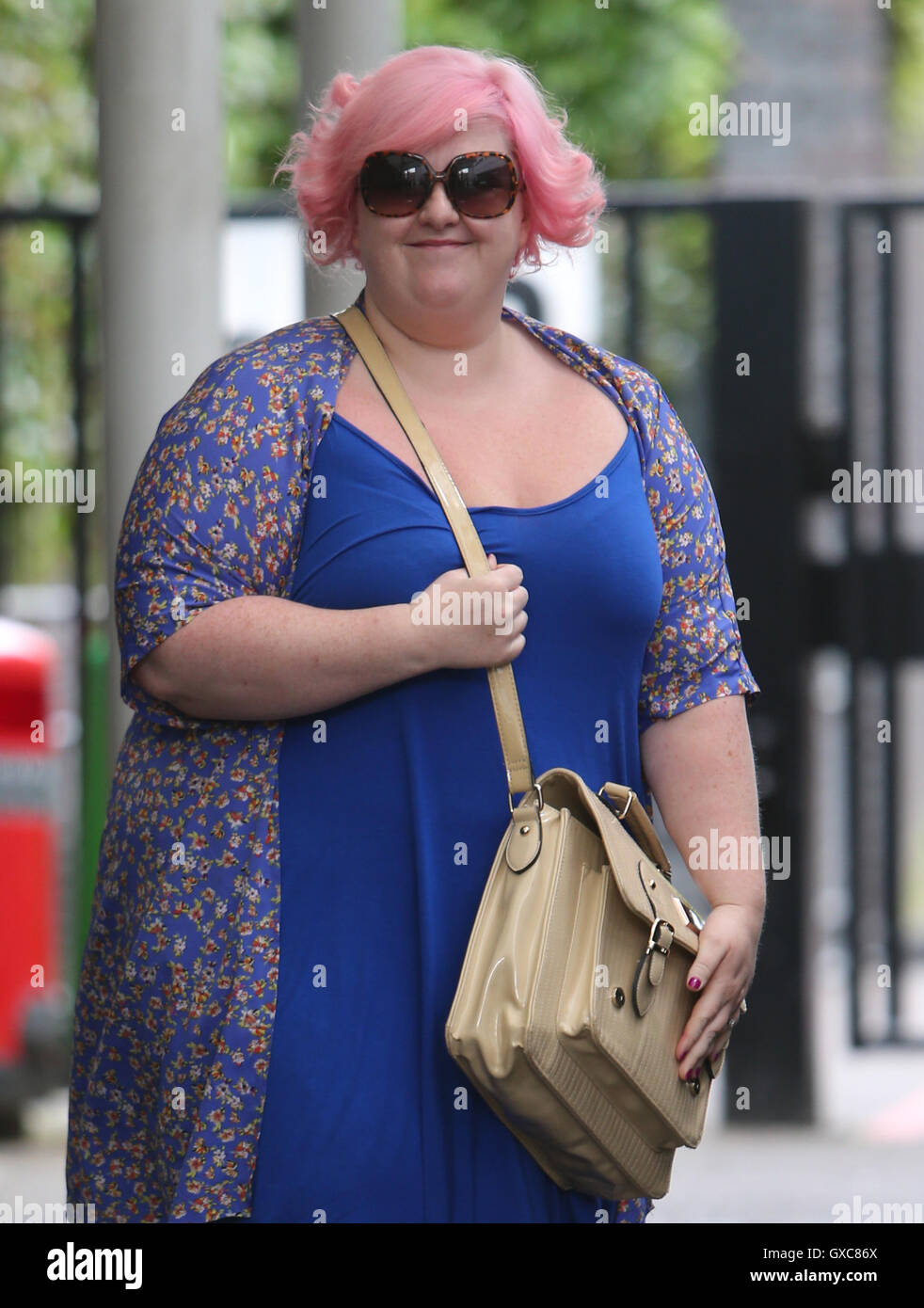 Michelle McManus outside ITV Studios Featuring Michelle McManus Where