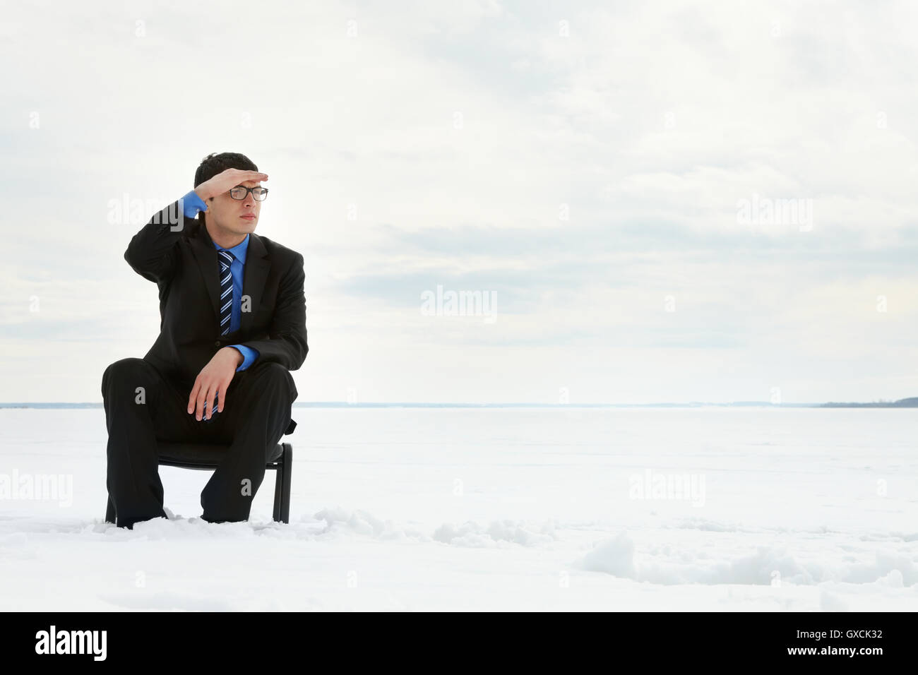 Business horizon Stock Photo