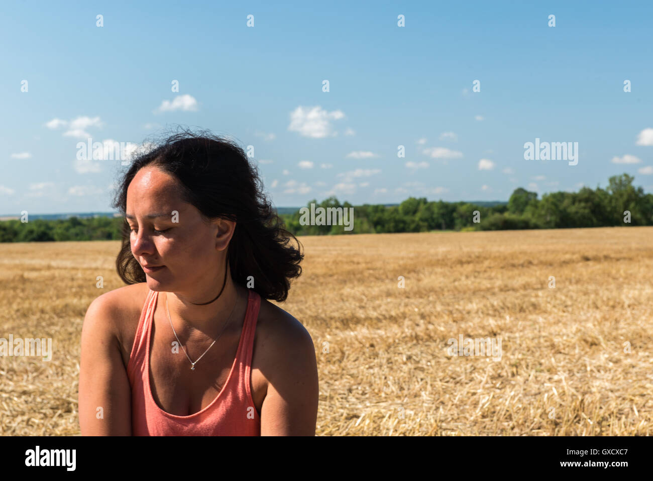 Sunlight france field hi-res stock photography and images - Alamy