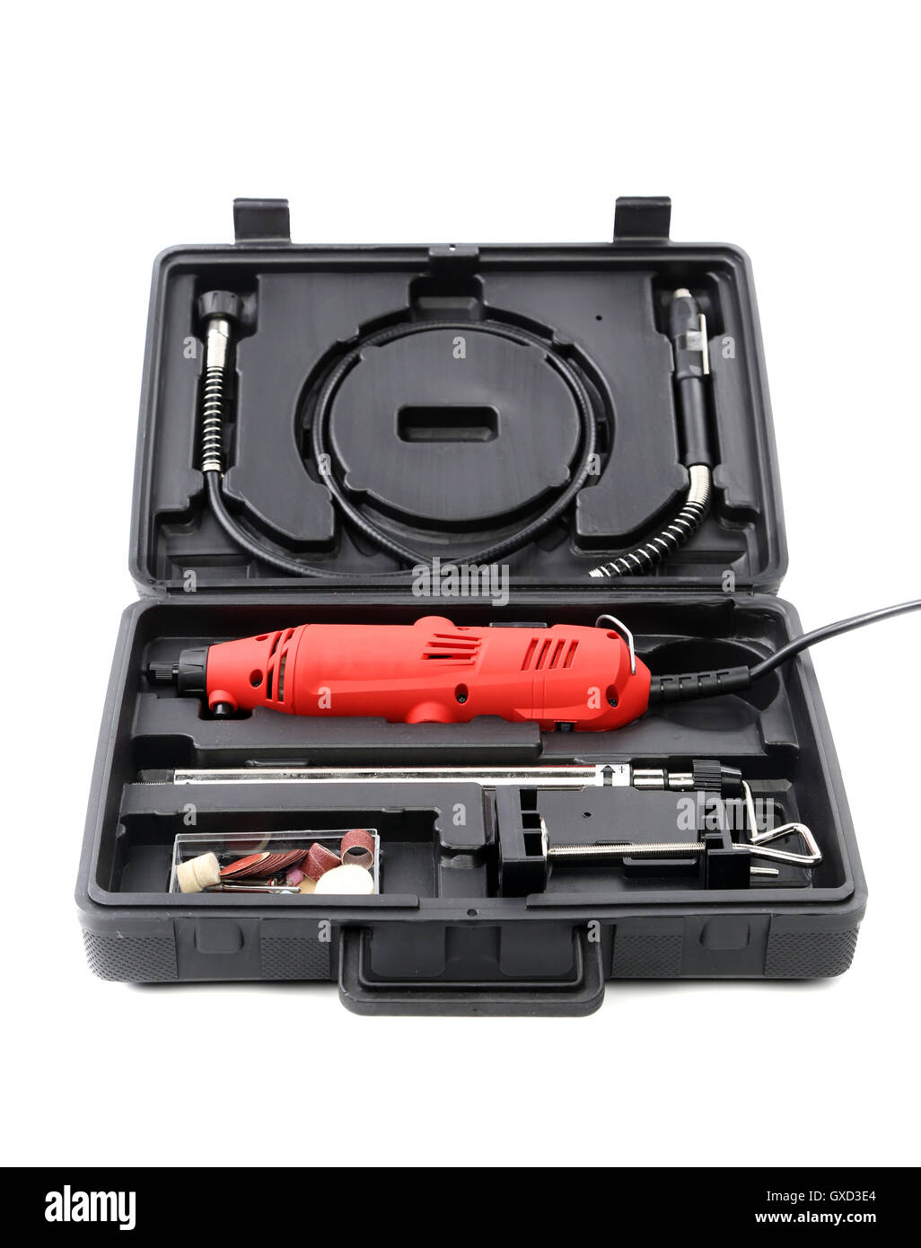 Toolbox with drill Stock Photo Alamy