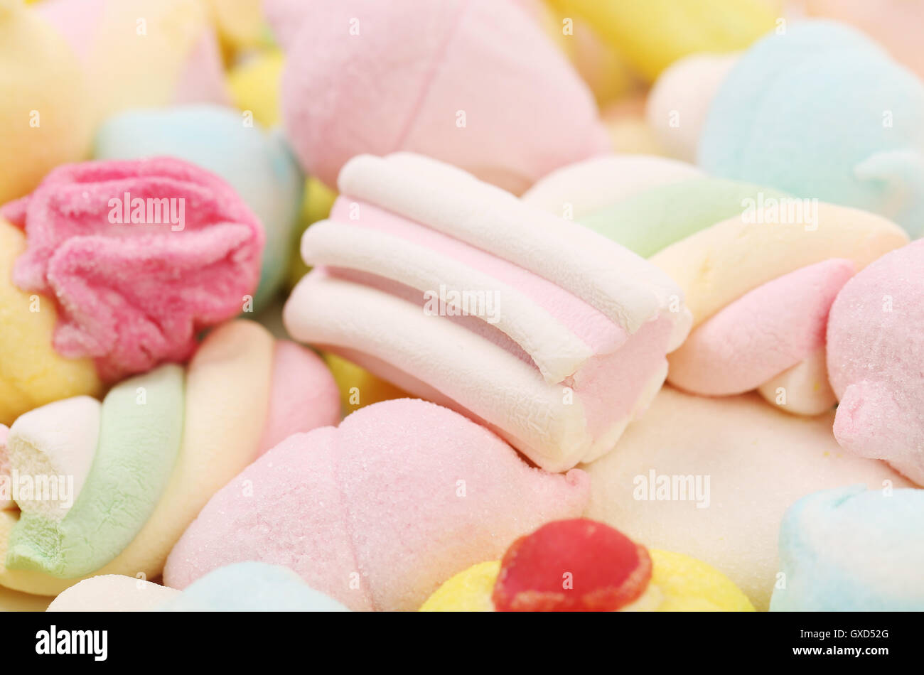 Different colorful marshmallow Stock Photo Alamy