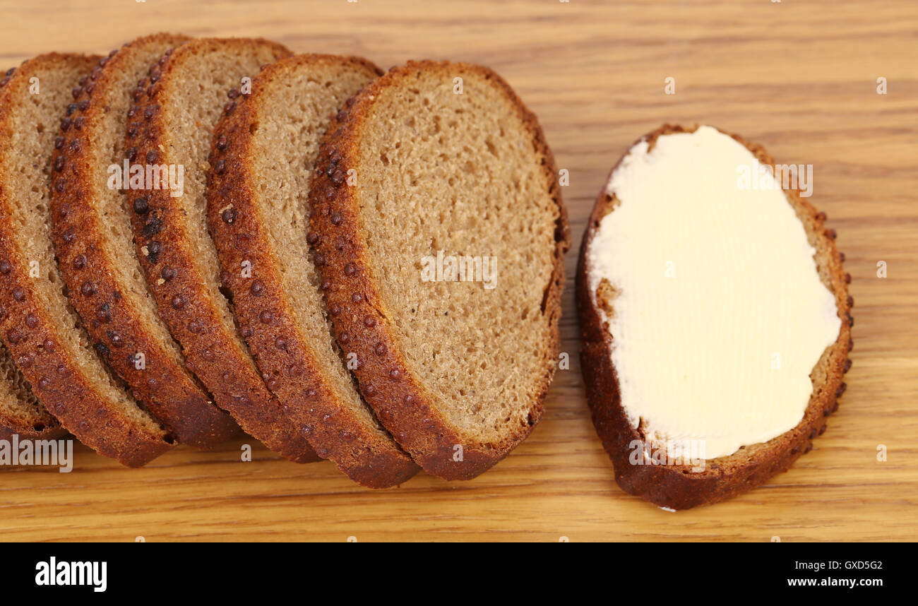 Slices of bread isolated on a white background Stock Photo - Alamy