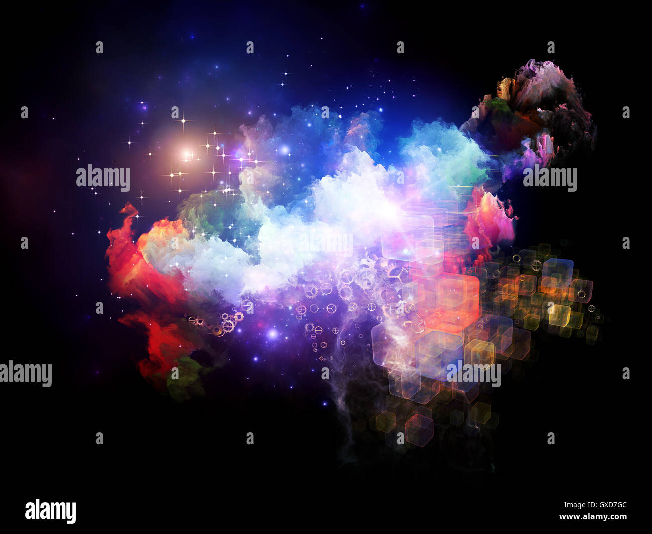 Advance of Design Nebulae Stock Photo - Alamy