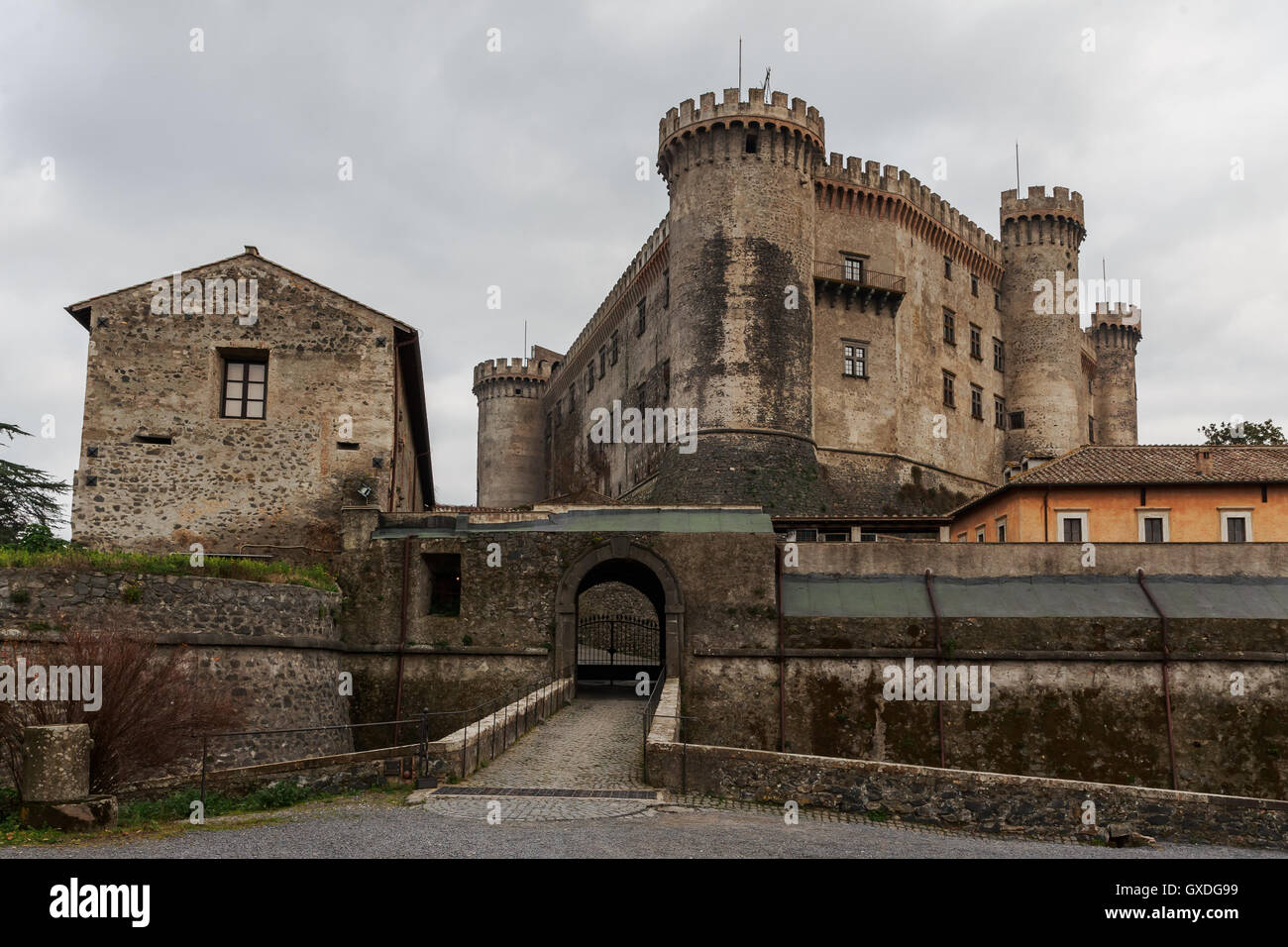 Baracciano Castle Stock Photo