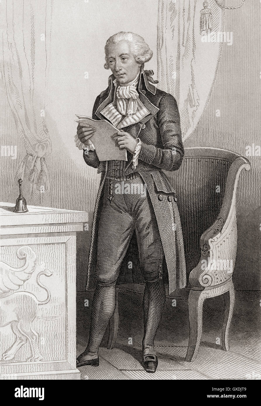 Pierre Victurnien Vergniaud, 1753 1793. French lawyer and statesman