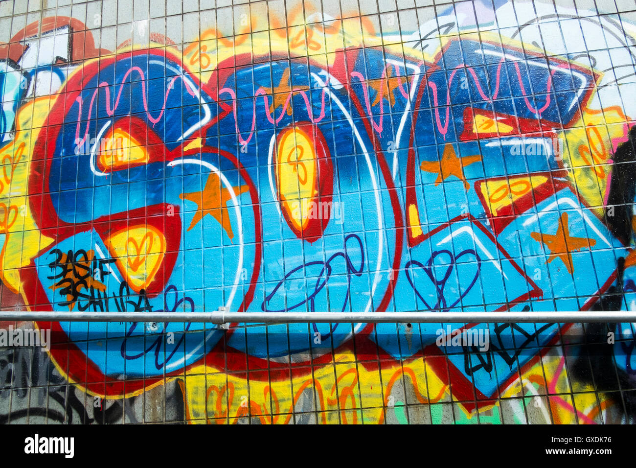 Graffiti drawing draw letters wall design paint painting hi-res stock ...