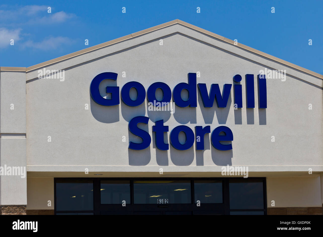 Indianapolis - Circa June 2016: A Goodwill Store. In 2015, Goodwill helped more than 26.4 million people train for careers I Stock Photo
