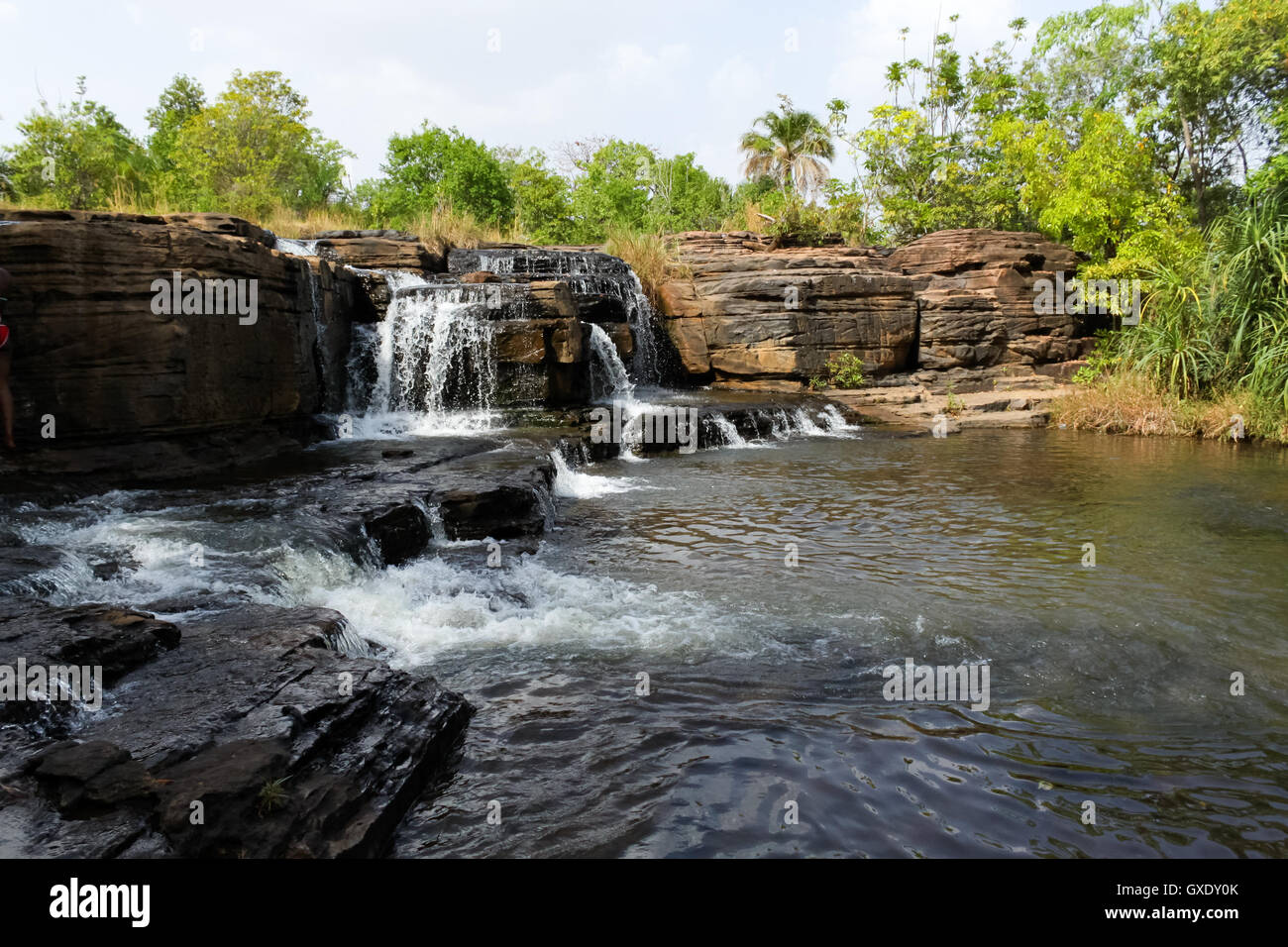 Waterfalls of banfora, burkina faso, West Africa Stock Photo