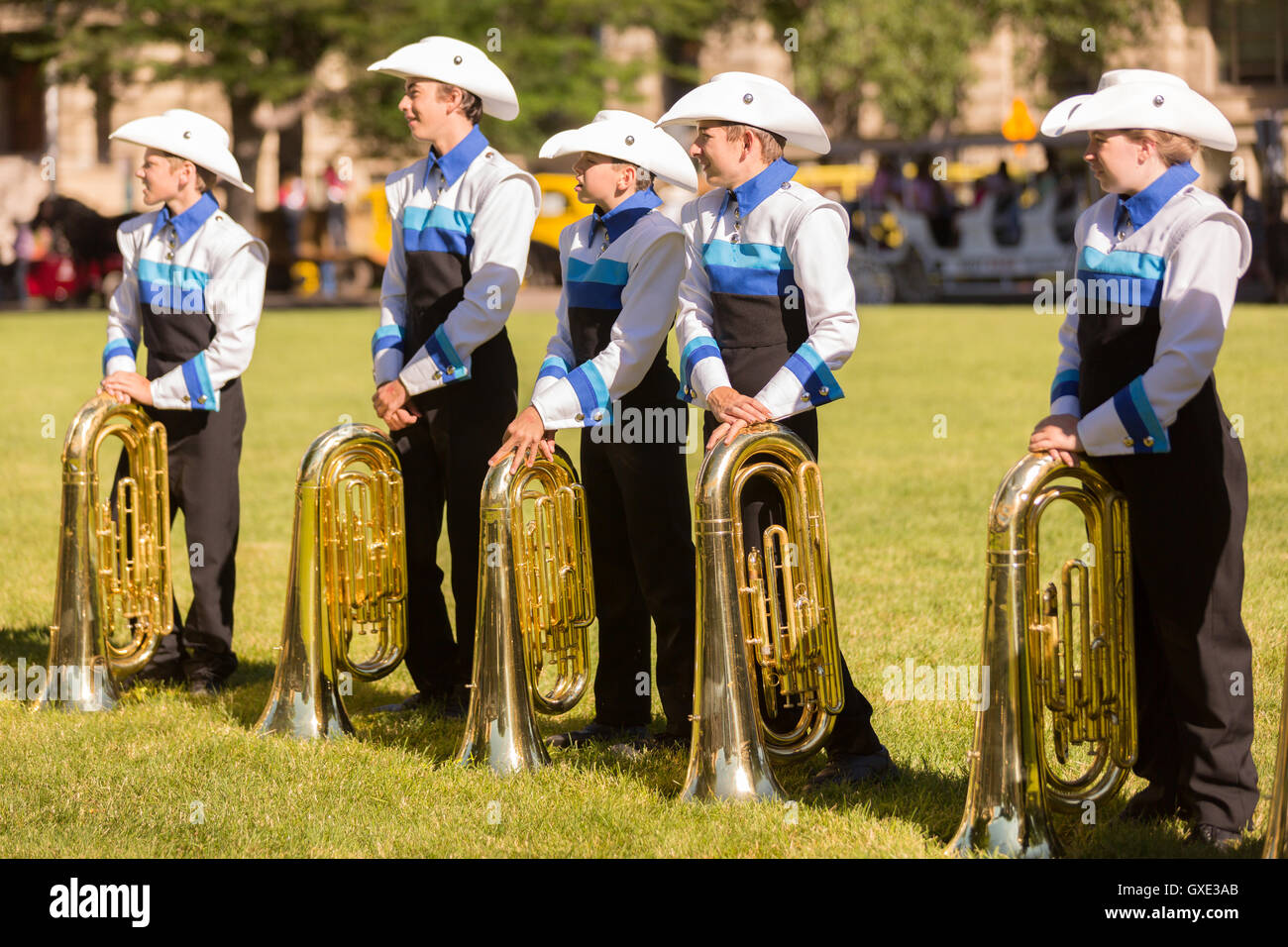 Tuba and sousaphone hires stock photography and images Alamy