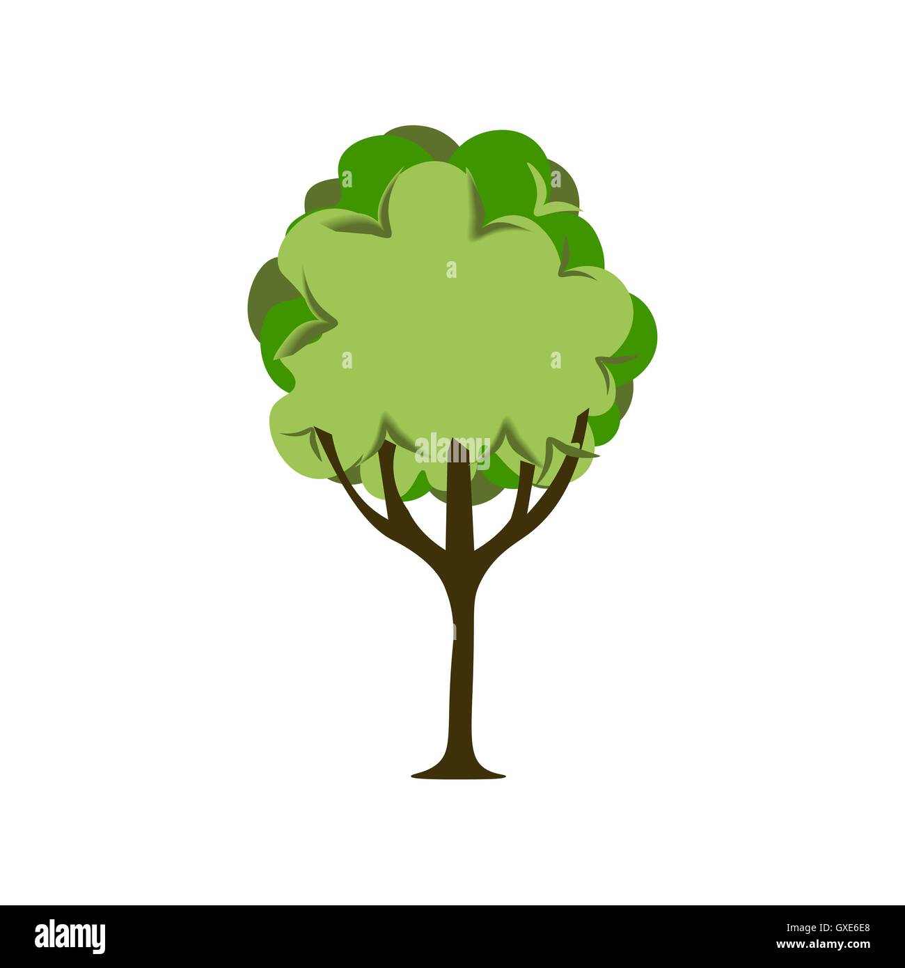 Rectangle tree Cut Out Stock Images & Pictures - Alamy