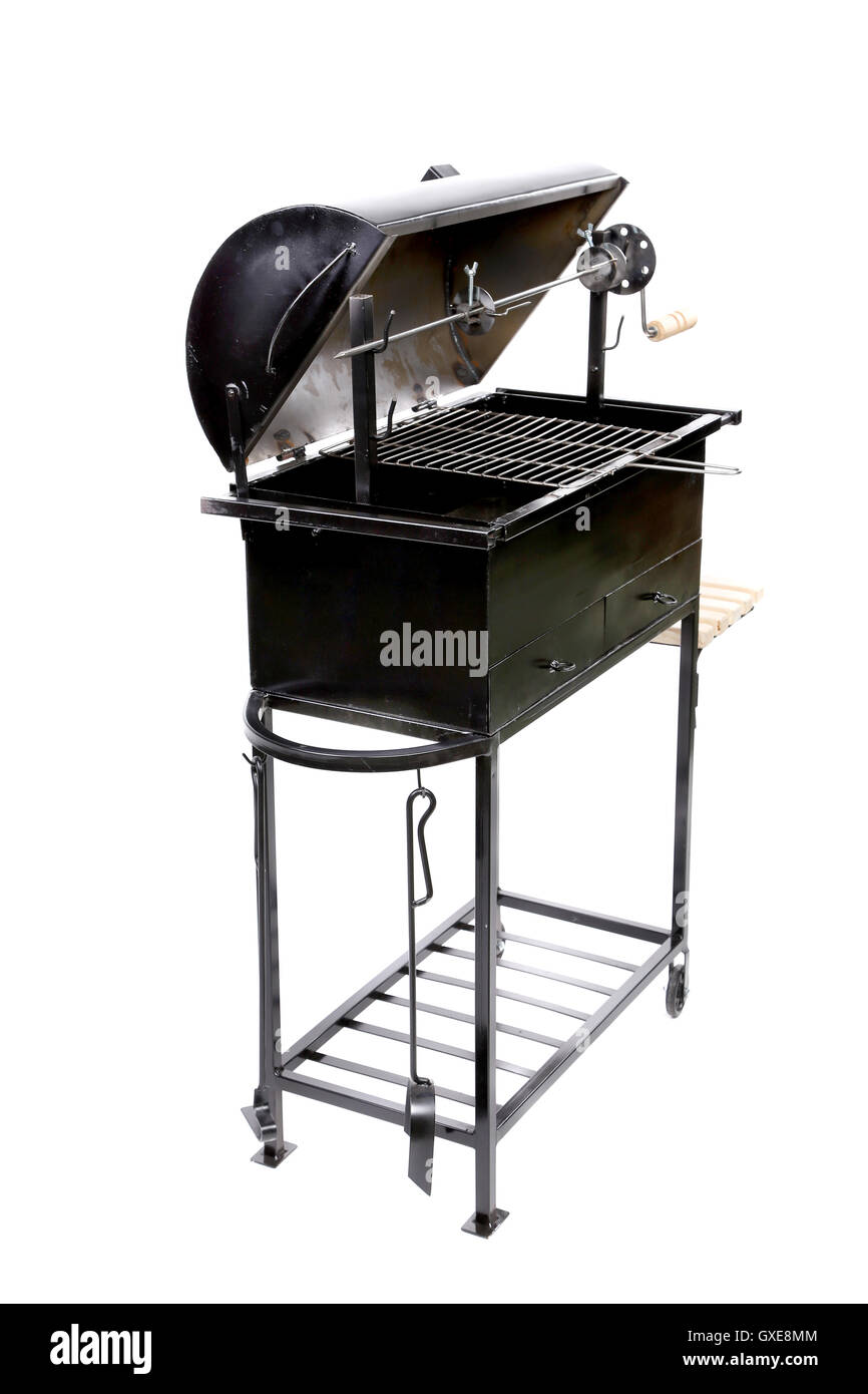 barbecue-grill-isolated-stock-photo-alamy