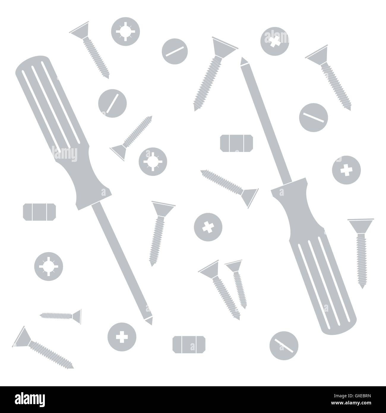Nice picture of a colored tools on a white background Stock Vector ...