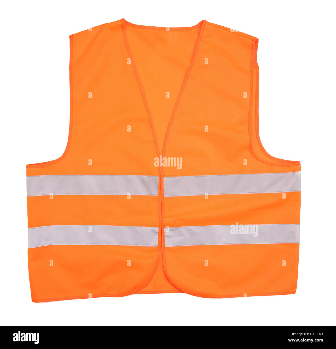 Safety orange vest. Stock Photo