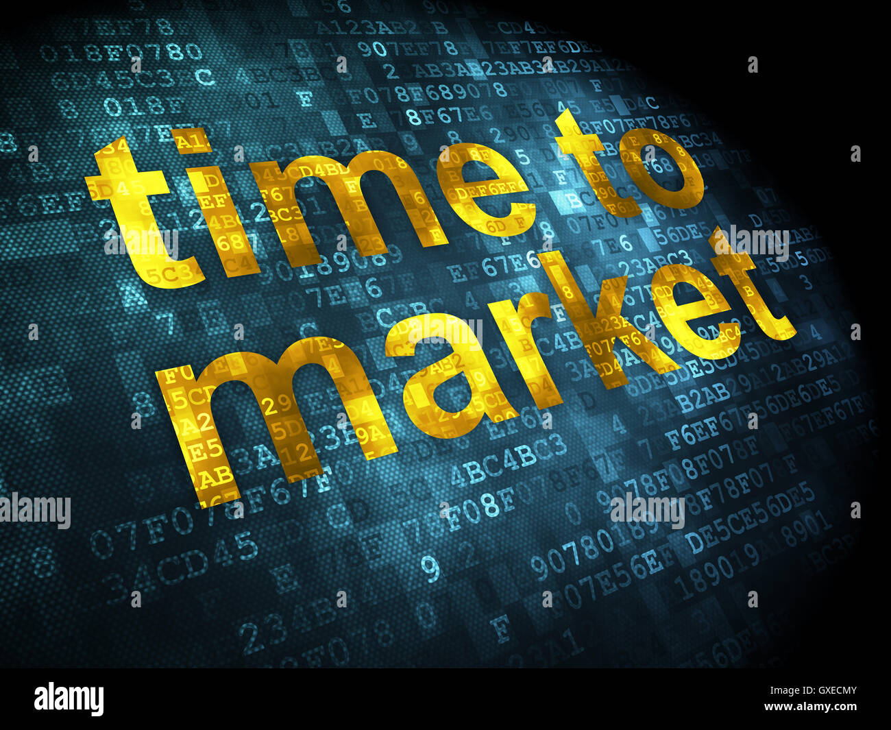 Timeline concept Time to Market on digital background Stock Photo Alamy