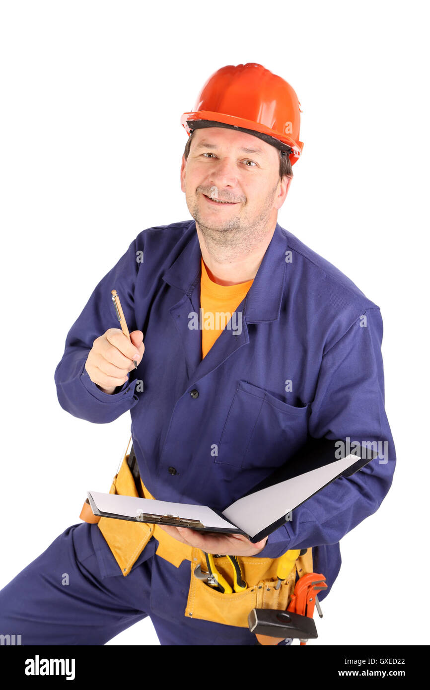People in hard hat isolated hi-res stock photography and images - Alamy
