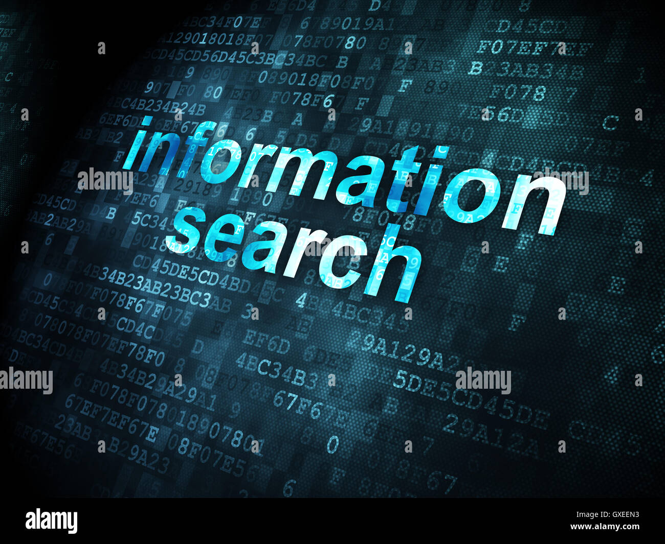 Data concept: Information Search on digital background Stock Photo - Alamy