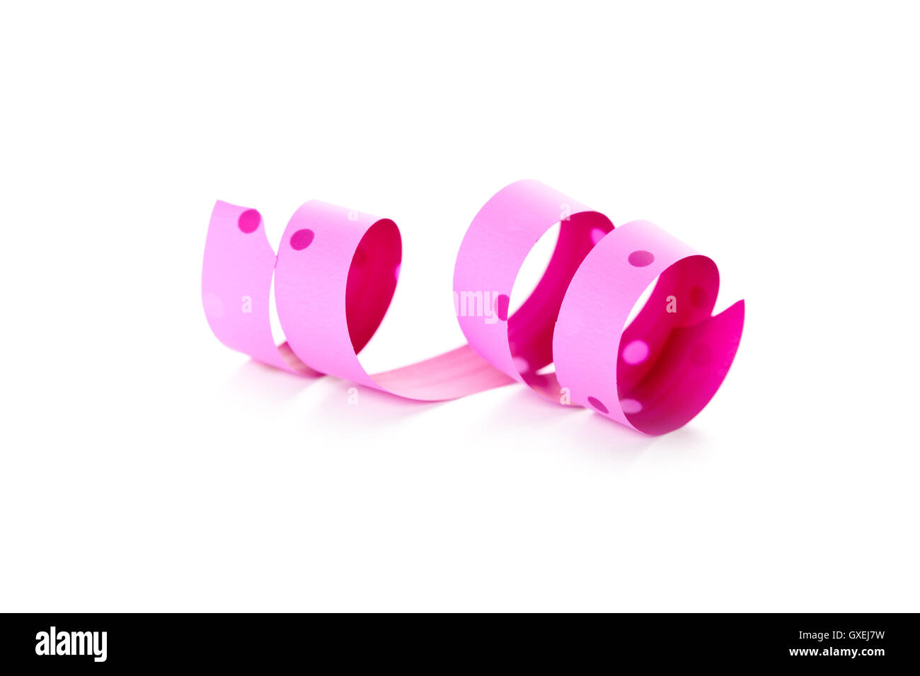 pink ribbon serpentine Stock Photo - Alamy