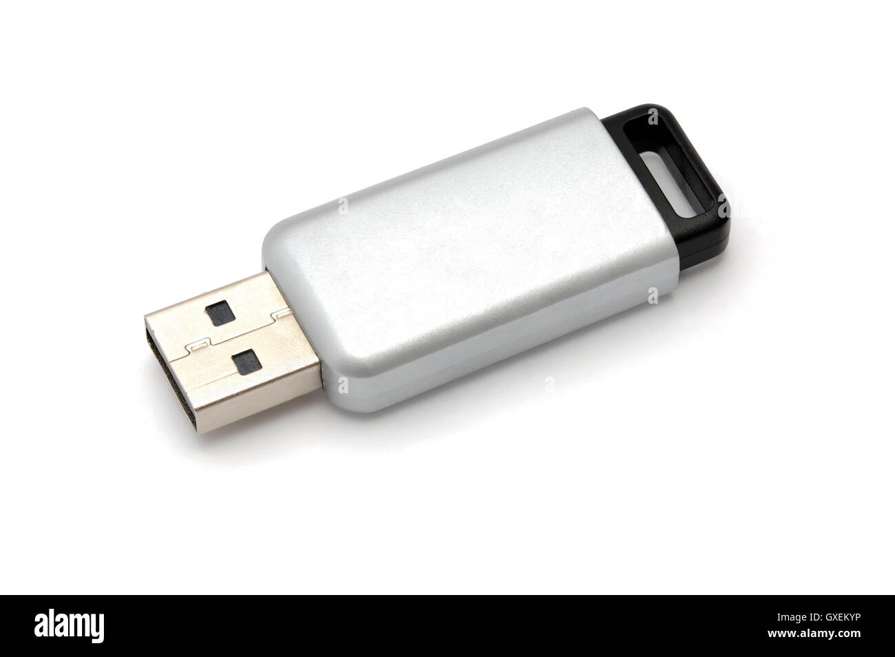 USB flash memory isolated on a white background Stock Photo - Alamy