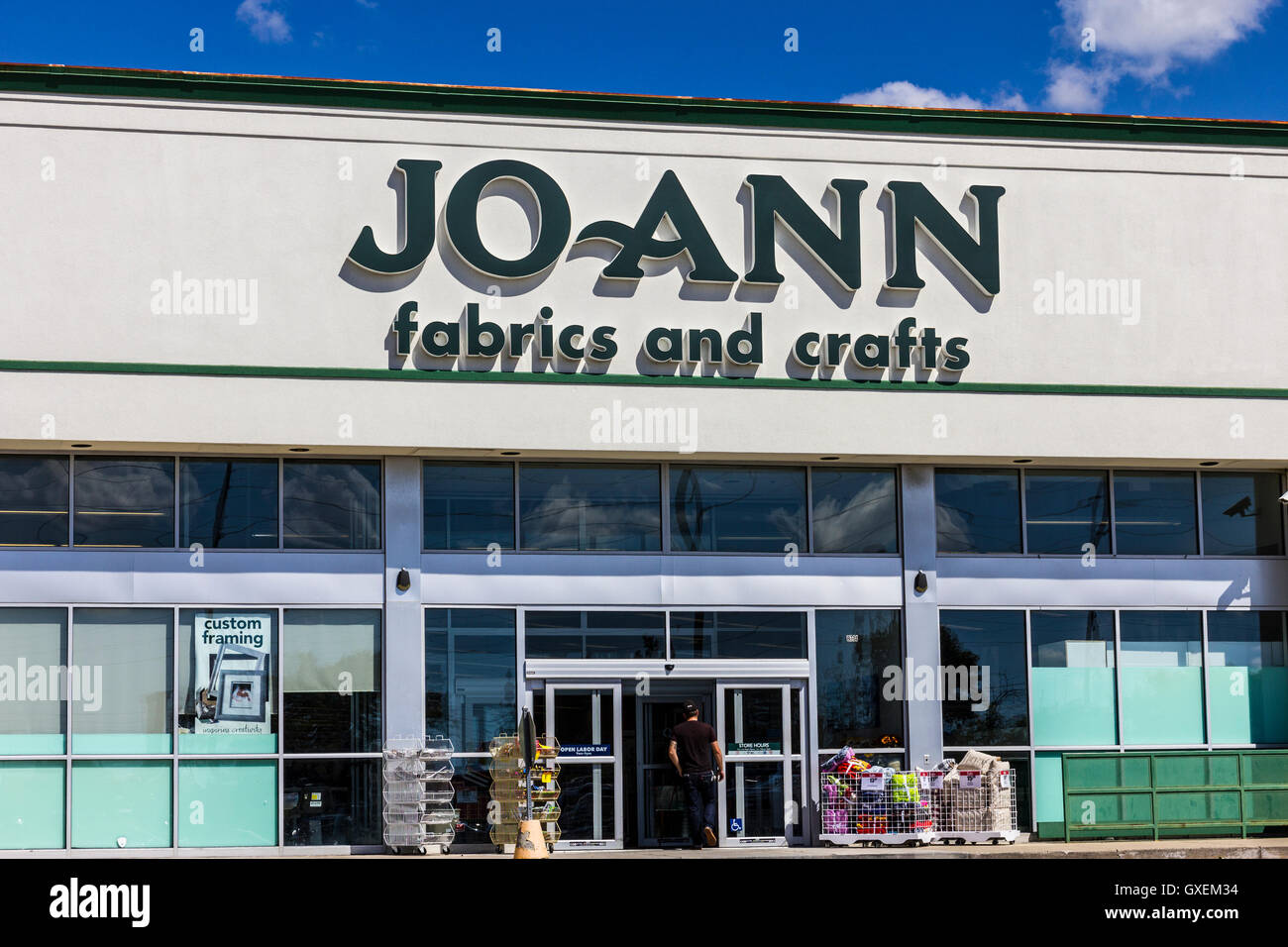 Indianapolis Circa September 2016 JoAnn Fabrics and Crafts Retail