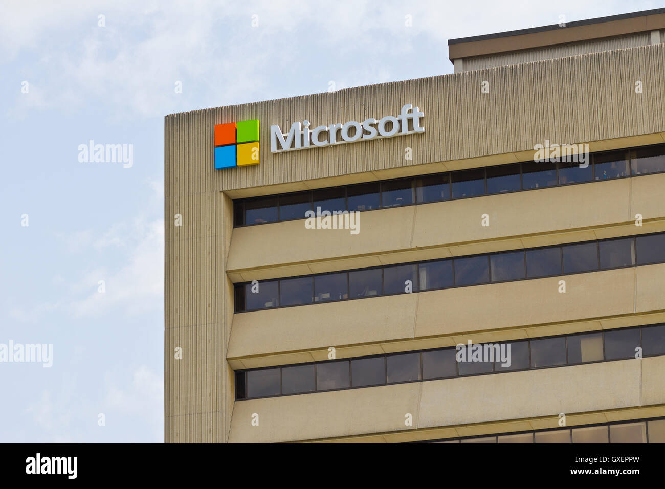 Indianapolis - Circa May 2016: Microsoft Midwest District Headquarters I Stock Photo