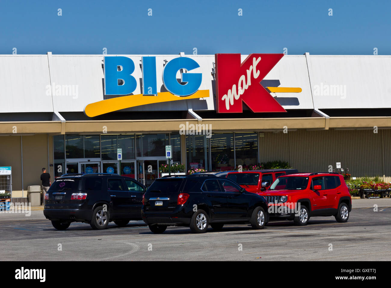 Indianapolis - Circa June 2016: Kmart Big K Retail Location. Kmart is a Subsidiary of Sears Holdings I Stock Photo