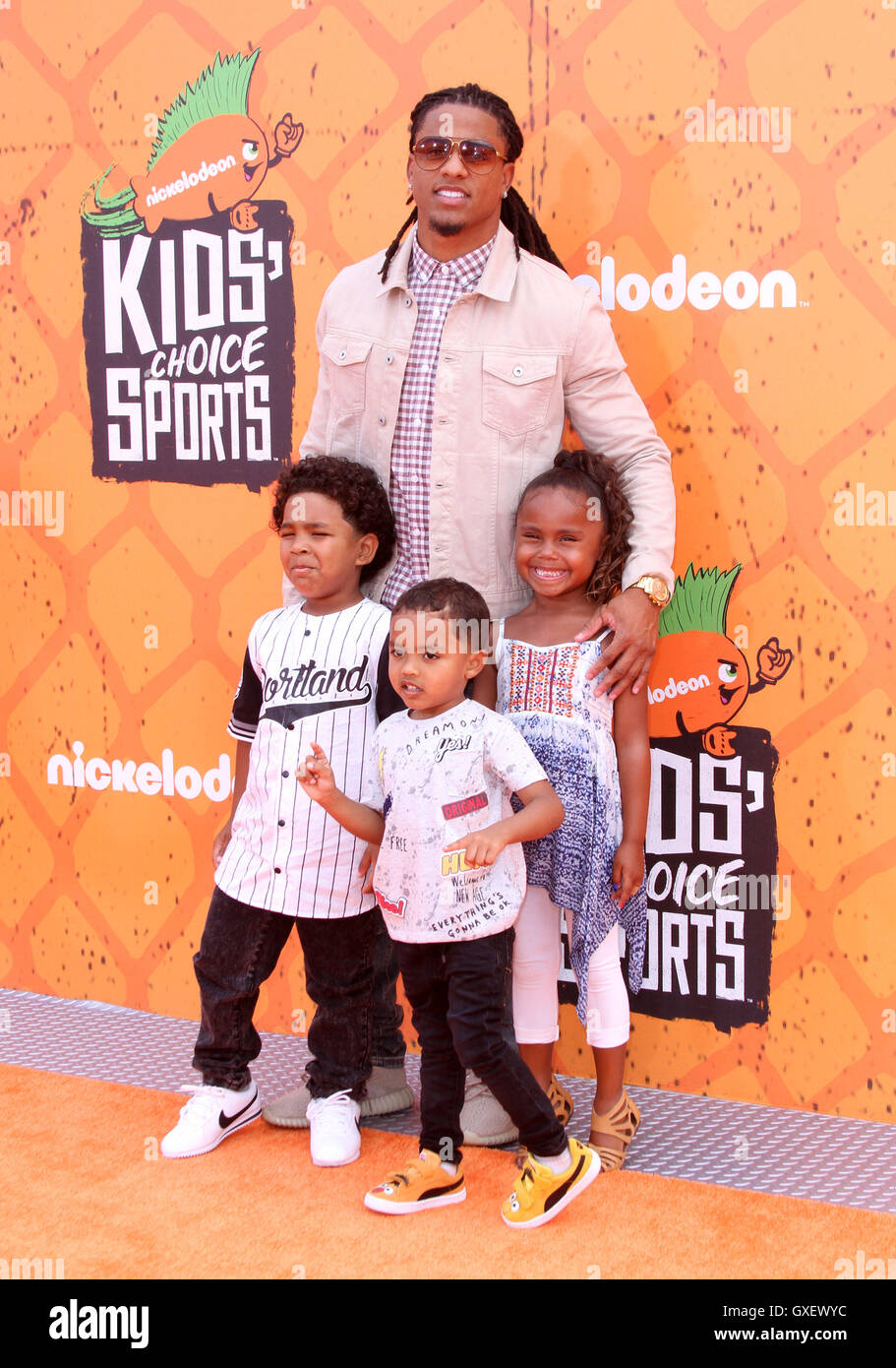 Nickelodeon’s Kids’s Choice Sports 2016 held at UCLA’s Pauley Pavilion  Featuring: Jason Verrett Where: Los Angeles, California, United States When: 14 Jul 2016 Stock Photo