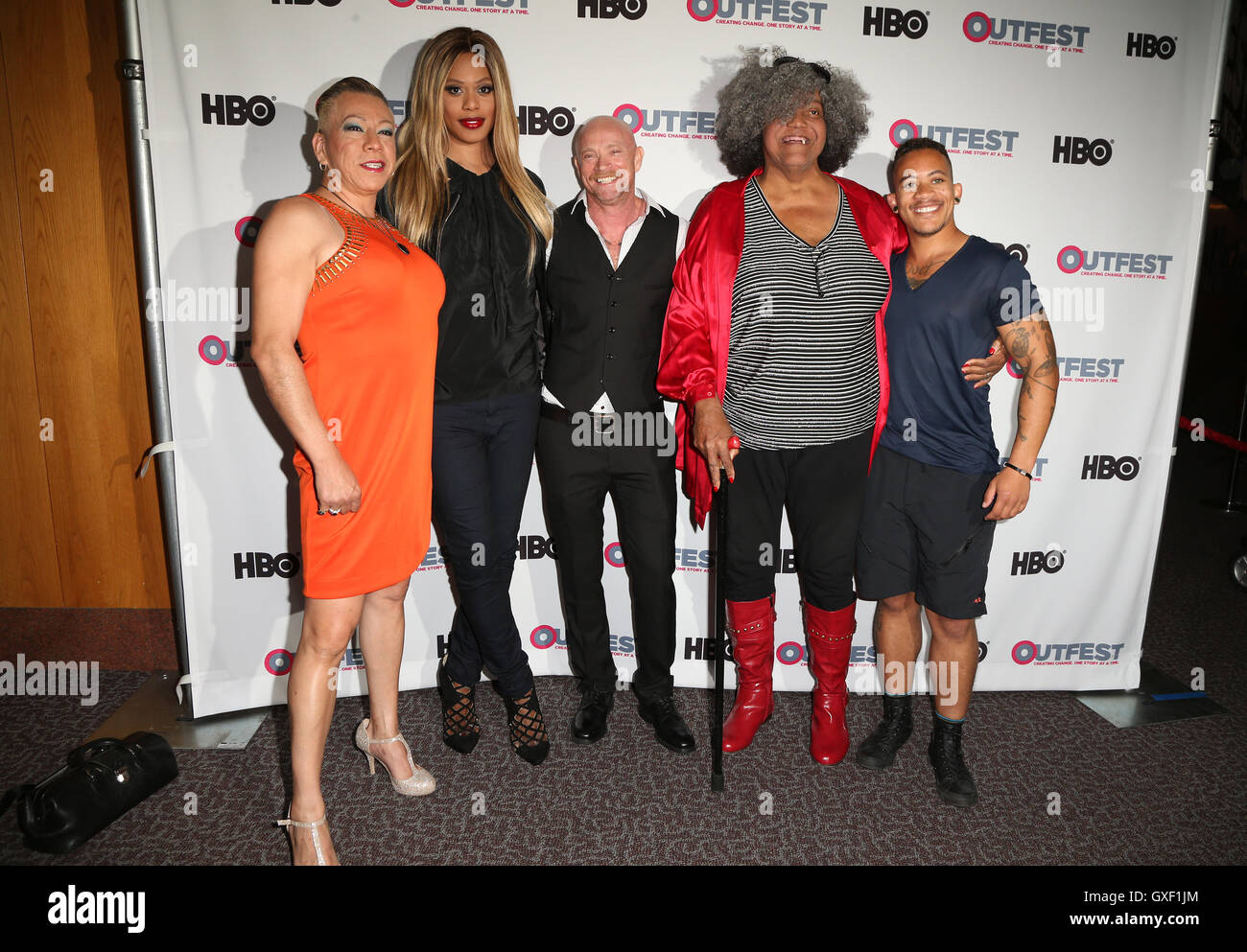 Outfest 2016 Screening Of 'The Trans List'  Featuring: Bamby Salcedo, Laverne Cox, Buck Angel, Miss Major, Shane Ortega Where: West Hollywood, California, United States When: 16 Jul 2016 Stock Photo