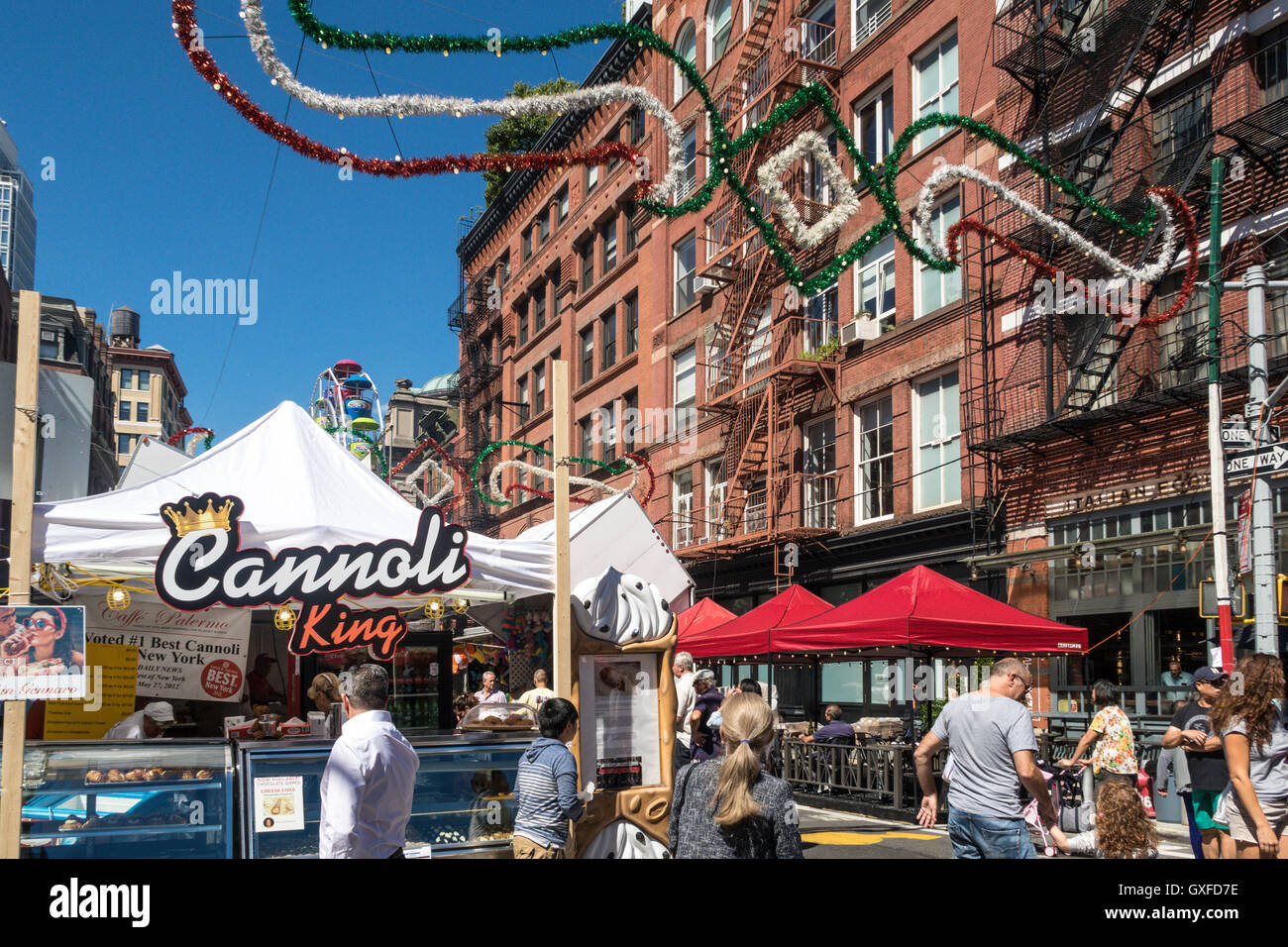 2016 Feast of San Gennaro, Mulberry Street, New York, USA Stock Photo