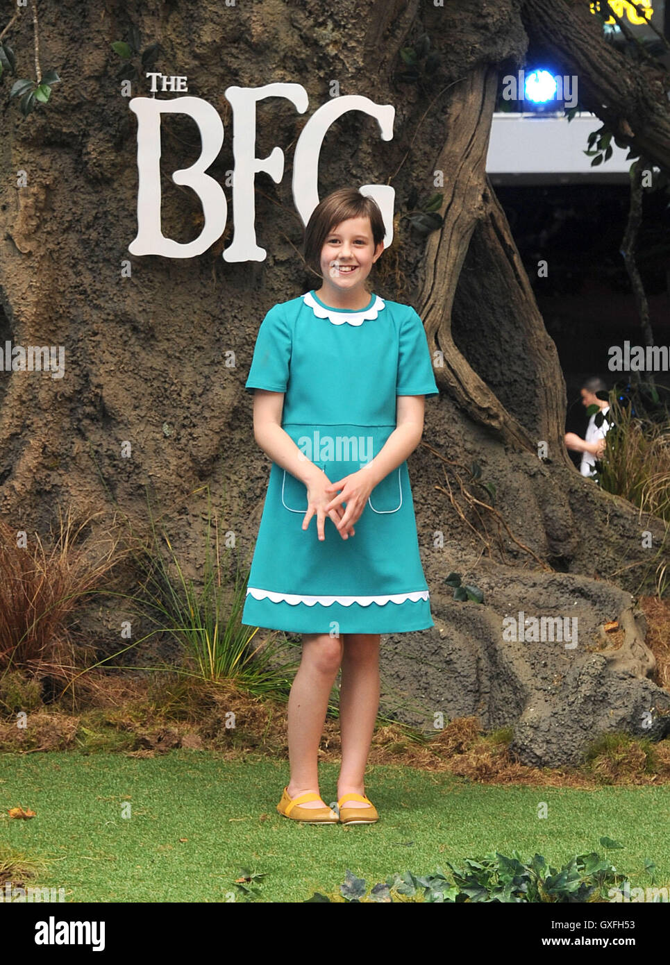 UK premiere of 'The BFG' held at Odeon Leicester Square - Arrivals  Featuring: Ruby Barnhill Where: London, United Kingdom When: 17 Jul 2016 Stock Photo